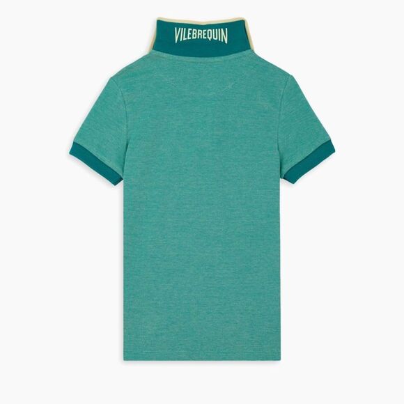 VILEBREQUIN BOYS COTTON PIQUE POLO SHIRT 8ANS - Picture 2 of 10